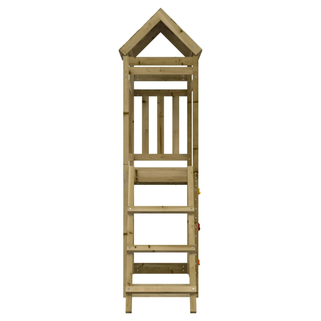 Torre da Gioco Marrone Legno Impregnato Solido