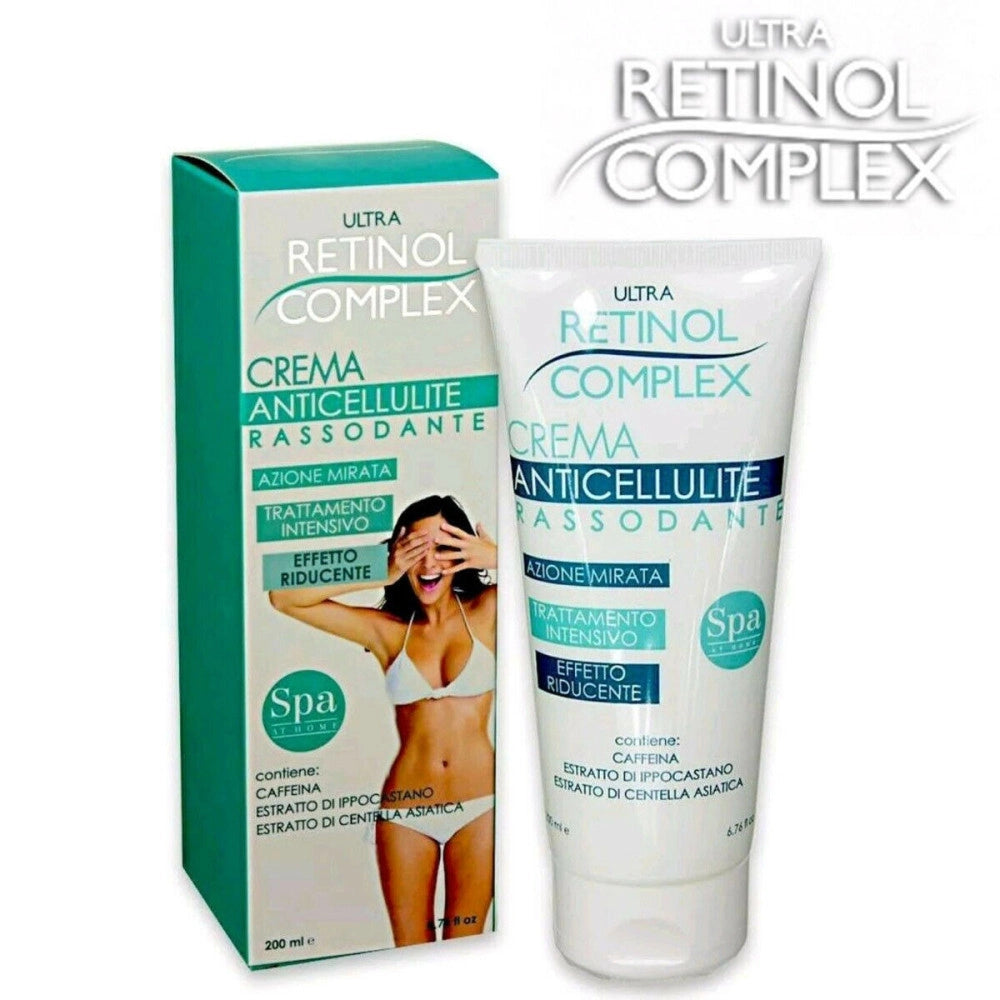 Trade Shop - Retinol Complex Crema Corpo Anticellulite Rassodante Effetto Riducente 250 Ml -