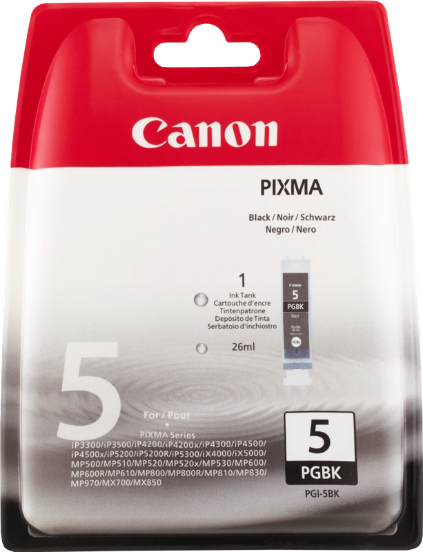 Canon Cartuccia d'inchiostro nero PGI-5BK