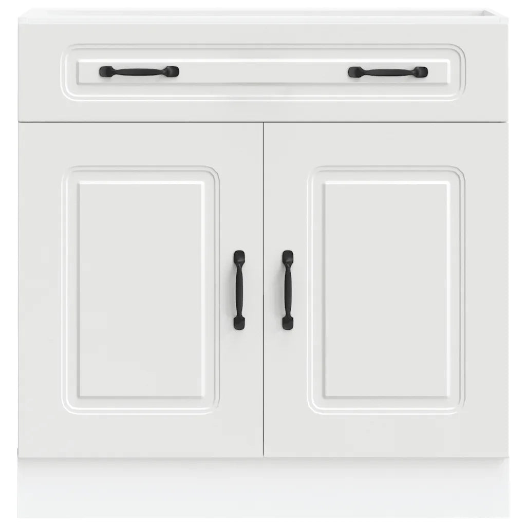 Base da Cucina Kalmar Bianco in Legno Multistrato 853497