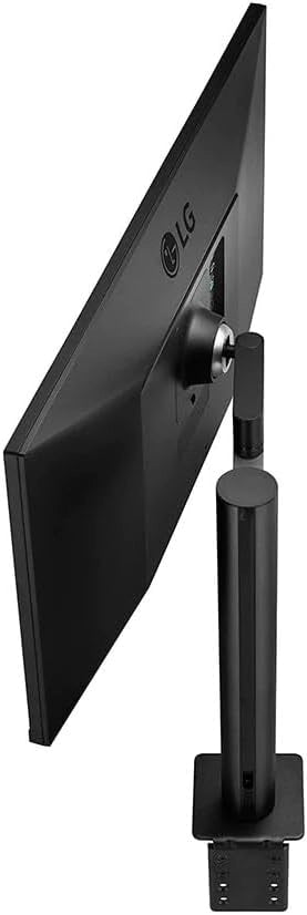 32UN88A - Monitor Ultra HD 4K Ergo da 80 cm (31,5"), pannello IPS, HDR10, base ergonomica), colore: Nero/Bianco