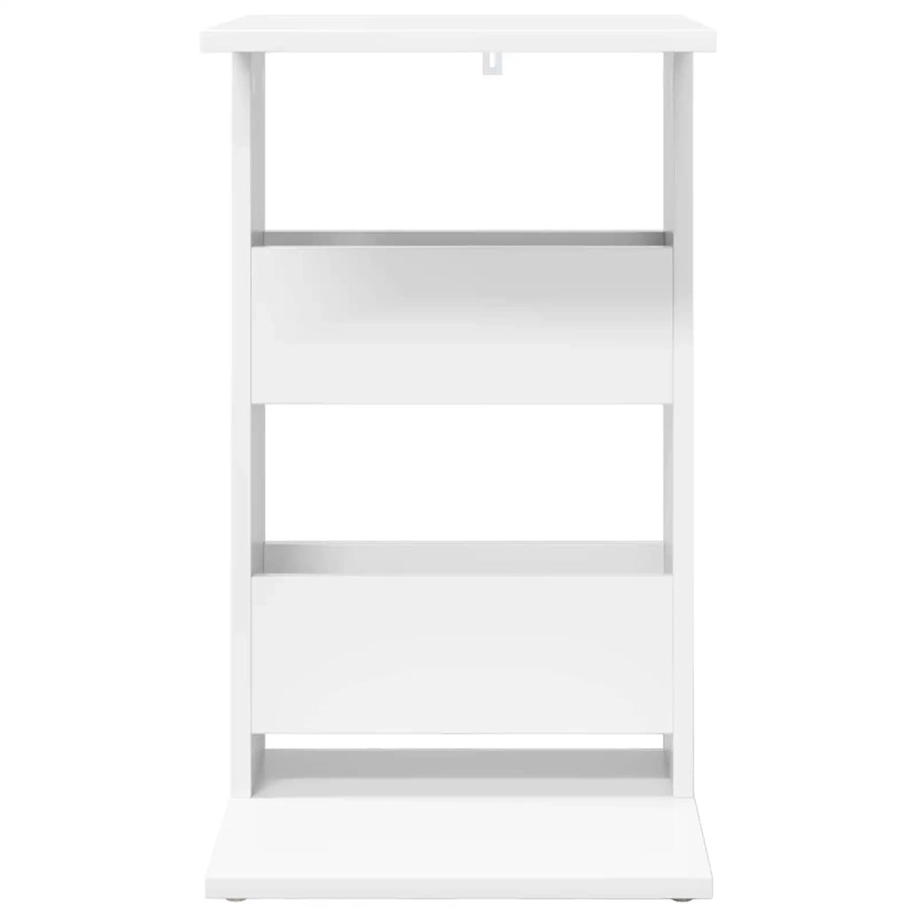 Tavolo laterale Bianco 40 x 35 x 60,5 cm Legno multistrato