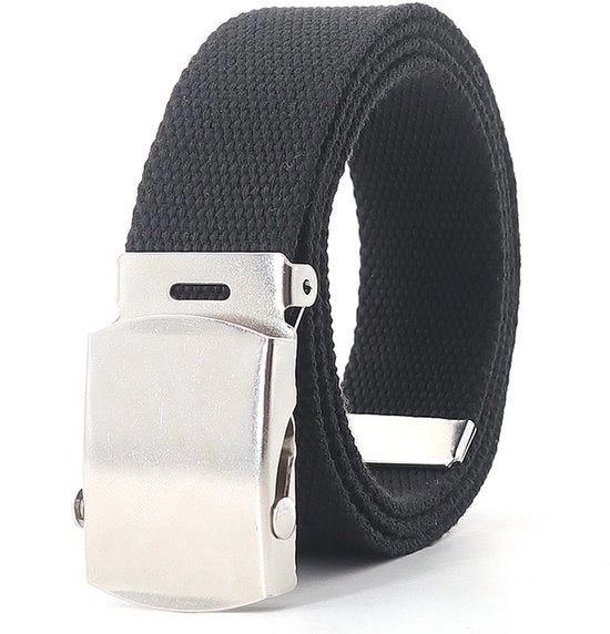 Riem da schiena automatico in tela per uomo, stile casual, moda all-match, riempimento piccolo, vendita al dettaglio