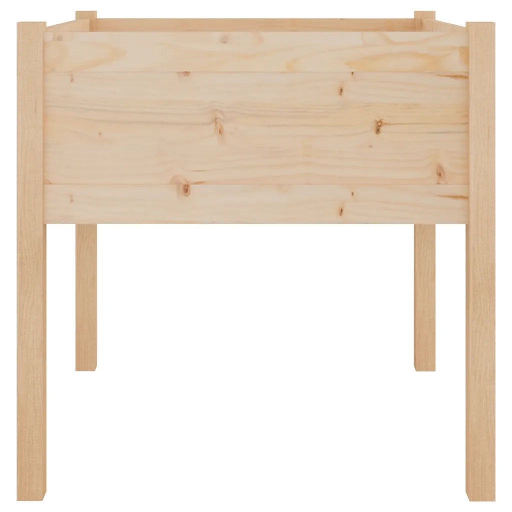2 pz Fioriere | Cassetta per fiori | Vaso da Giardino 70x70x70 cm Legno Massello di Pino