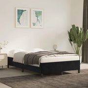 Giroletto senza Materasso Nero 120x190 cm Velluto 3269653