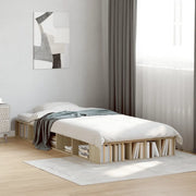 Giroletto-Struttura Letto Rovere Sonoma 75x190 cm in Legno Multistrato 536320