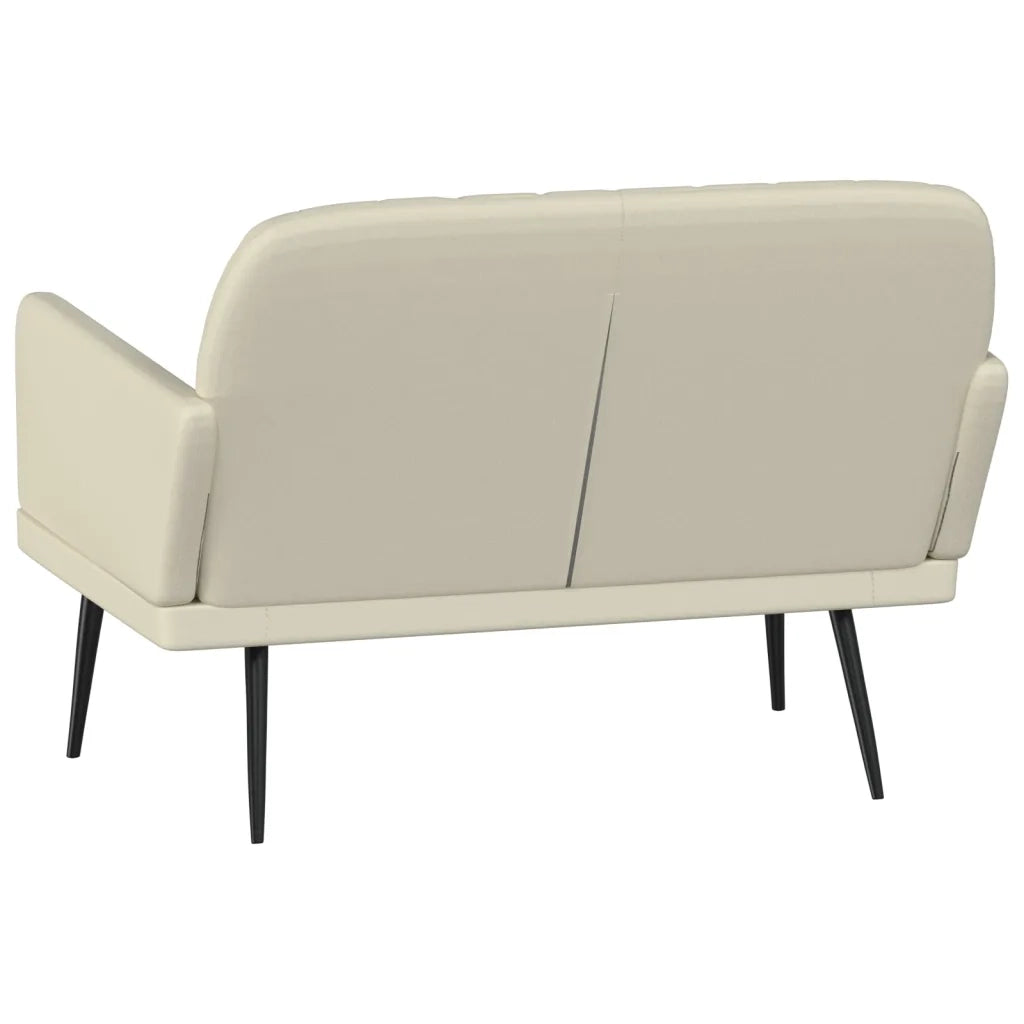 Panca Crema 107x80x81 cm in Similpelle 351399