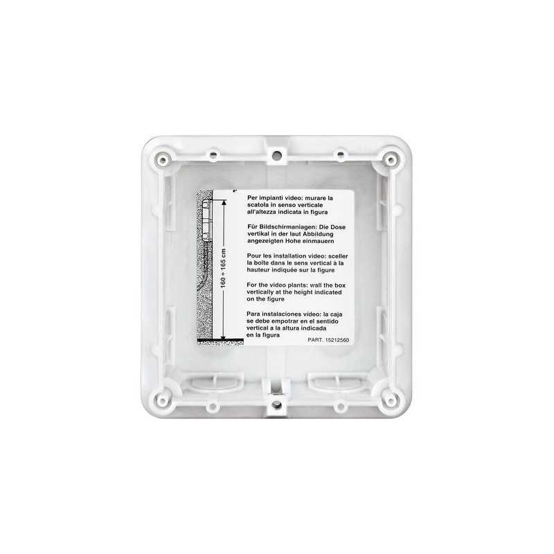 350010 Scatola da Incasso 1 Modulo Sfera