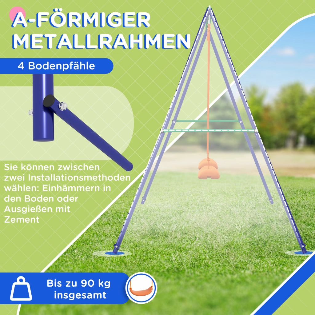 Altalena per bambini ¨C zephmum ¨C metallo 2.7x1.6x1.8 m