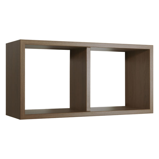 Mensola da Muro In Legno Di Design Modello MORGANA MAXI, Misure 70x35 p23.7 cm. Finitura ROV. TABACCO - MADE IN ITALY