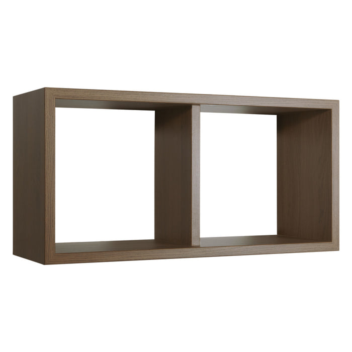 Mensola da Muro In Legno Di Design Modello MORGANA MAXI, Misure 70x35 p23.7 cm. Finitura ROV. TABACCO - MADE IN ITALY