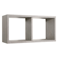 Mensola da Muro In Legno Di Design Modello MORGANA MAXI, Misure 70x35 p23.7 cm. Finitura ROV. GRIGIO - MADE IN ITALY