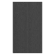 Zerbino a Strisce Nere e Grigie 115x200 cm