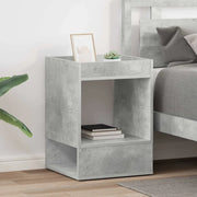 Tavolino 2 pcs Grigio cemento 40 x 40 x 56 cm Legno multistrato