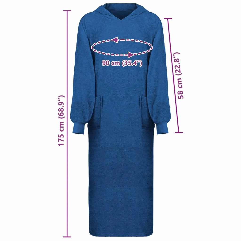 Felpa coperta KINN Navy XXL Cotone CFW7159079