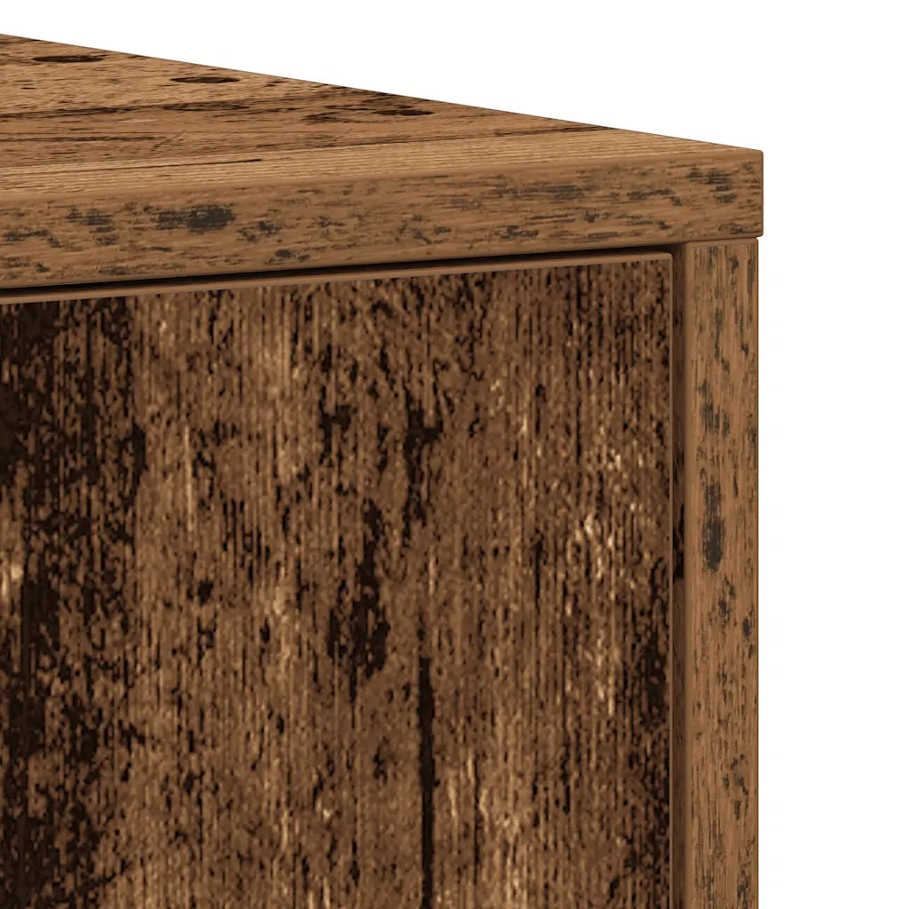 vidaXL Mobile da Bagno Legno Antico 30x30x183,5 cm in Legno tecnico