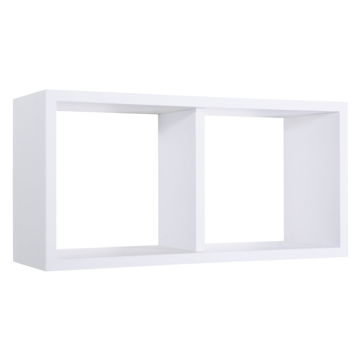 Mensola da Muro In Legno Di Design Modello MORGANA MAXI, Misure 70x35 p23.7 cm. Finitura BIANCO - MADE IN ITALY
