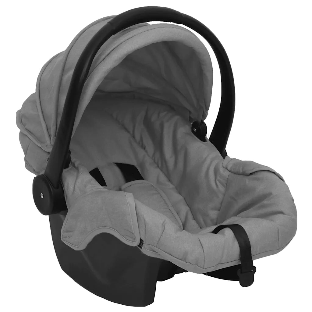 Passeggino 3 in 1 Grigio Chiaro e Nero in Acciaio CFW8851995