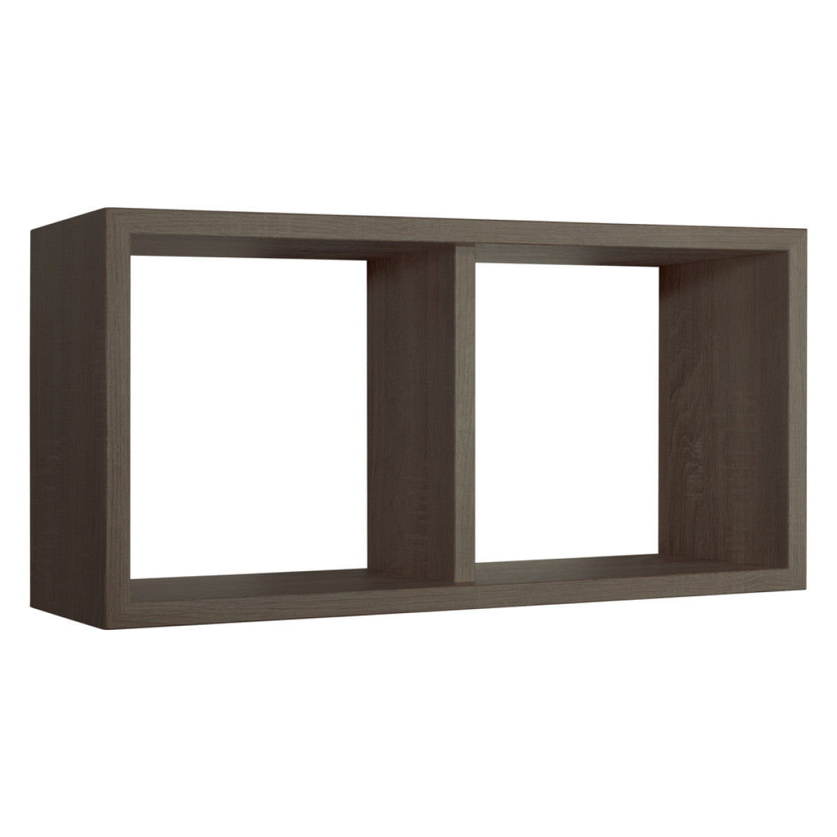 Mensola da Muro In Legno Di Design Modello MORGANA MAXI, Misure 70x35 p23.7 cm. Finitura NOCE - MADE IN ITALY