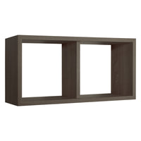 Mensola da Muro In Legno Di Design Modello MORGANA MAXI, Misure 70x35 p23.7 cm. Finitura NOCE - MADE IN ITALY