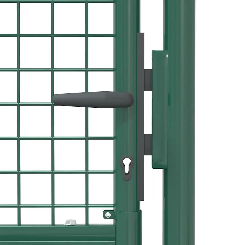 Cancello per Recinzione in Acciaio 100x75 cm Verde CFW9220825