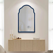 Gameba, Specchio Cornice Sagomata, 62x100h cm blu