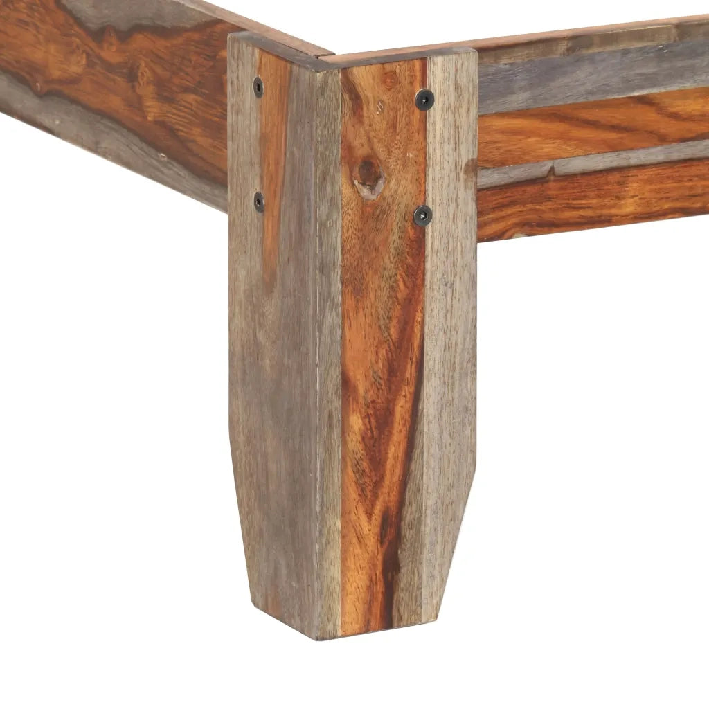 Giroletto senza Materasso in Legno Massello 200x200 cm 288414