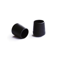 Puntali esterni tondi neri Ã˜ 10 mm. 8 pz.