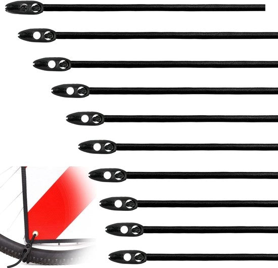 Cinture di trazione per segnalibro Italia per trasportatore di bicicletta segnalibro cinture di espansione 10 pezzi DINGFENG gomme di trazione 50cm, per biciclette motocicli teloni di protezione cordoni di segnalazione campeggio multifunzionale regolabile