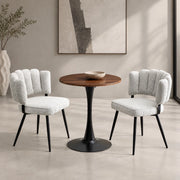 Set tavolo e 2 sedie, tavolo rotondo Ø60 cm