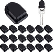 Haken auto e bagno - Haken autofixanti neri per auto e bagno - Multifunzionali per asciugamani, vesti e altro - Set da 20 pezzi.