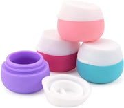 Set di flaconi di zucchero per viaggio con coperchio - flaconi vuoti per zucchero - flaconi di silicone per viaggio - set di contenitori per bagaglio - flaconi di viaggio riutilizzabili - 20 ML