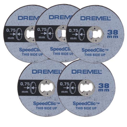 Dischi da Taglio Dremel Extra Sottili per Tagli Precisi SC409 Set 5 Pz