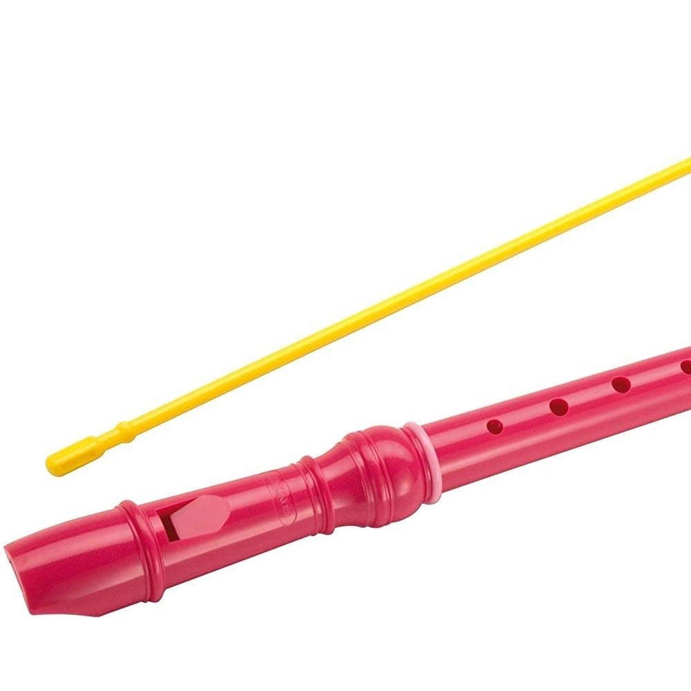 Trade Shop - Flauto Dolce Soprano Diteggiatura Barocca Scuola Media Rosa Strumento Musicale -