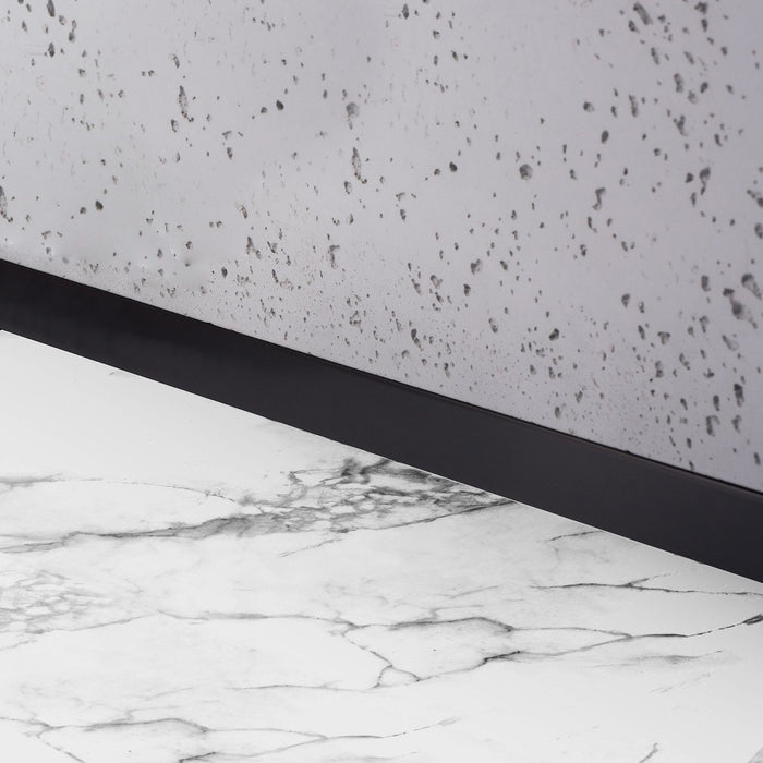 Pannello Frontale Per Piatto Doccia 130cm Black