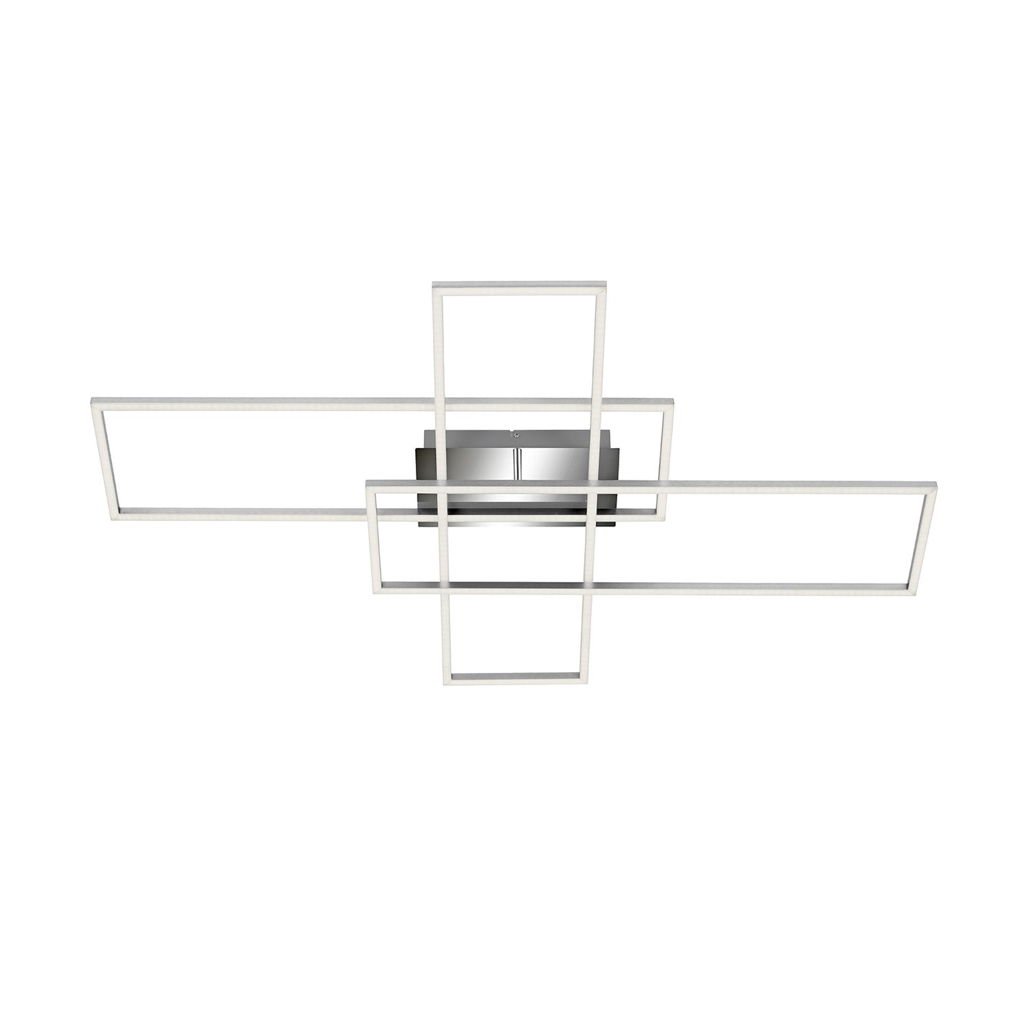 Applique Moderna Frame Metallo Cromo Led Integrato 50W 3000K