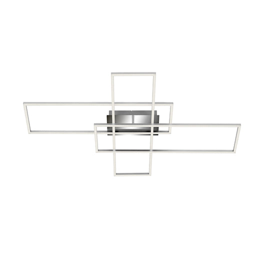 Applique Moderna Frame Metallo Cromo Led Integrato 50W 3000K