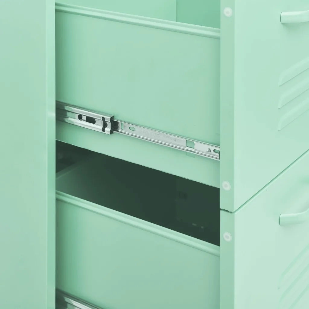 Cassettiera Menta 80x35x101,5 cm in Acciaio 336149