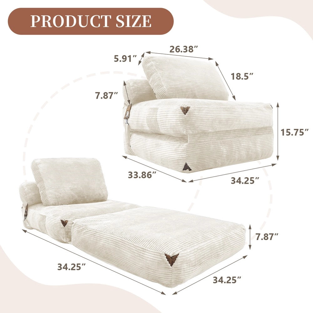 Divano 1 posto con contenitore ¨C Minimal ¨C tessuto grigio, 90x80x75 cm