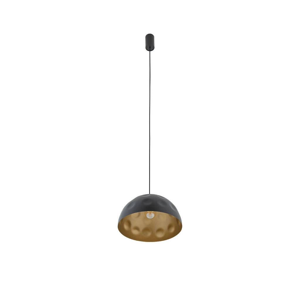 Lampada a sospensione nera/oro Nowodvorski Hemisphere 33cm