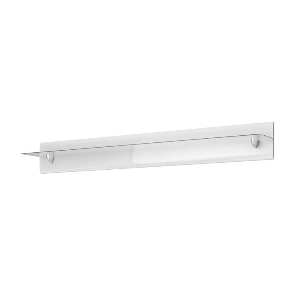 Scaffale da muro in vetro LUCIA colore bianco 170 cm - 170 x 22 x 22 cm