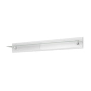 Scaffale da muro in vetro LUCIA colore bianco 170 cm - 170 x 22 x 22 cm