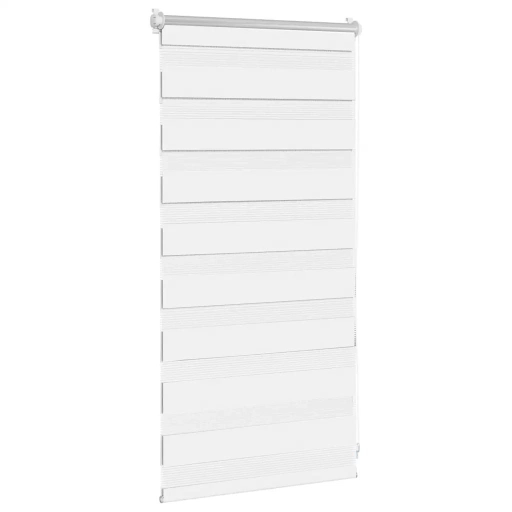 Tenda a rullo zebra 40,9x100 cm Tessuto Larghezza 36,7 cm bianco 240182