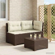 Divano da esterno-Divano da Giardino a 2 Posti con Cuscini Aspetto Rattan PP 425502