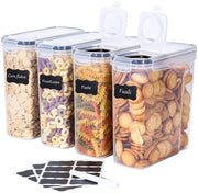 Contenitori di conservazione a tenuta di aria - set di 4 - BPA-free - 2,5 l