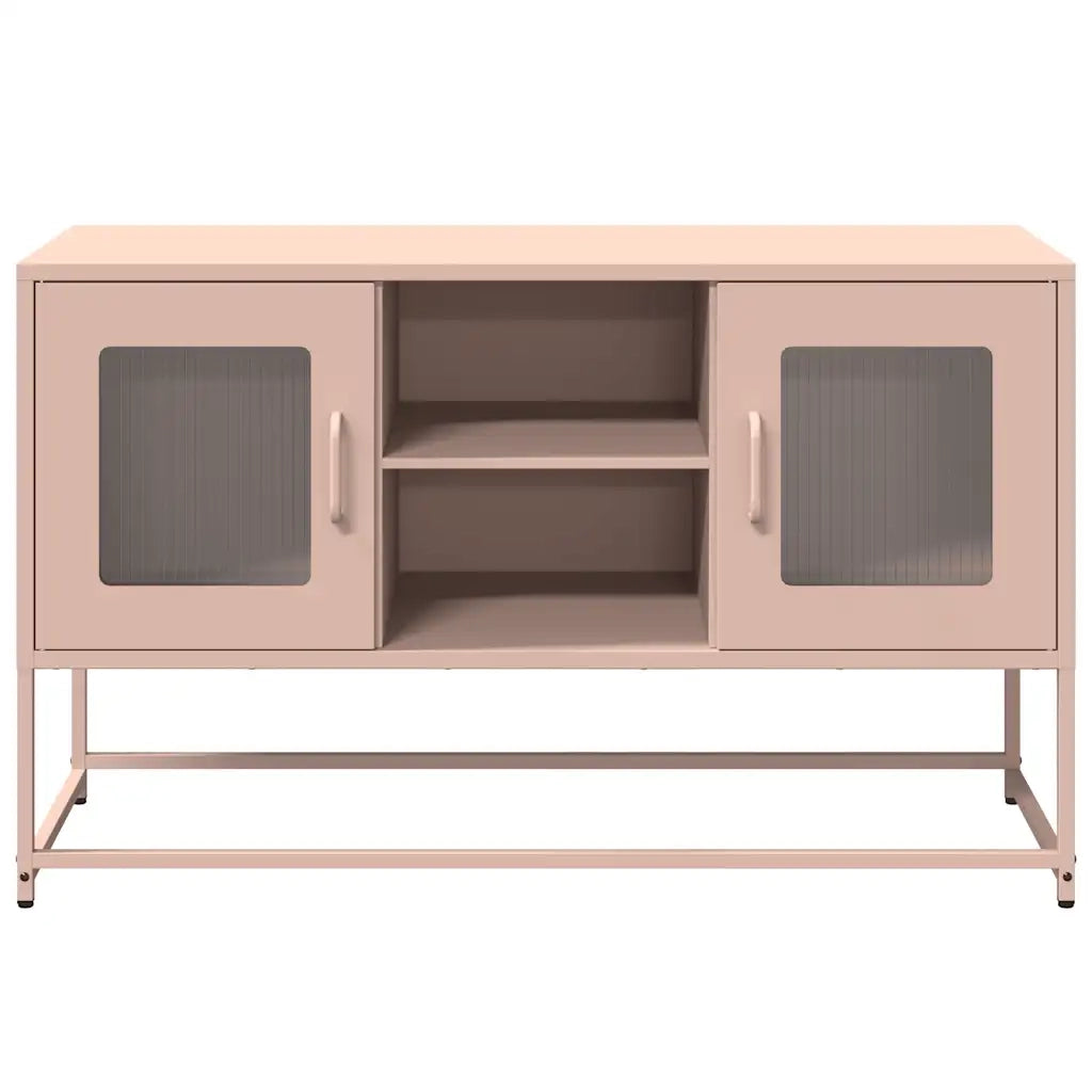 Mobile TV Rosa 100,5x39x60,5 cm in Acciaio