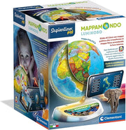 Sapientino Piu - Mappamondo Luminoso, Gioco Educativo per Bambini , Globo Educativo 22cm con App Dedicata in Realta Aume