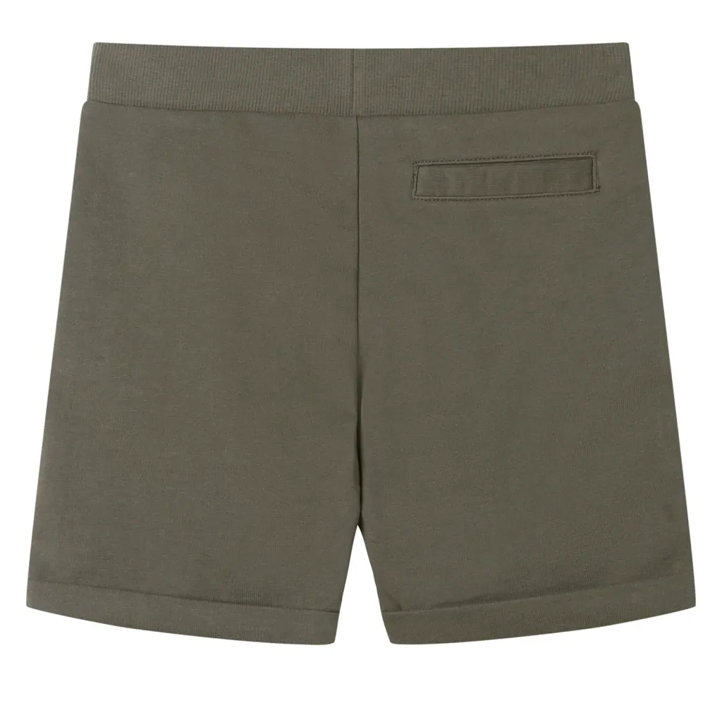 Pantaloncini per Bambini con Coulisse Cachi Scuro 128 CFW4393796