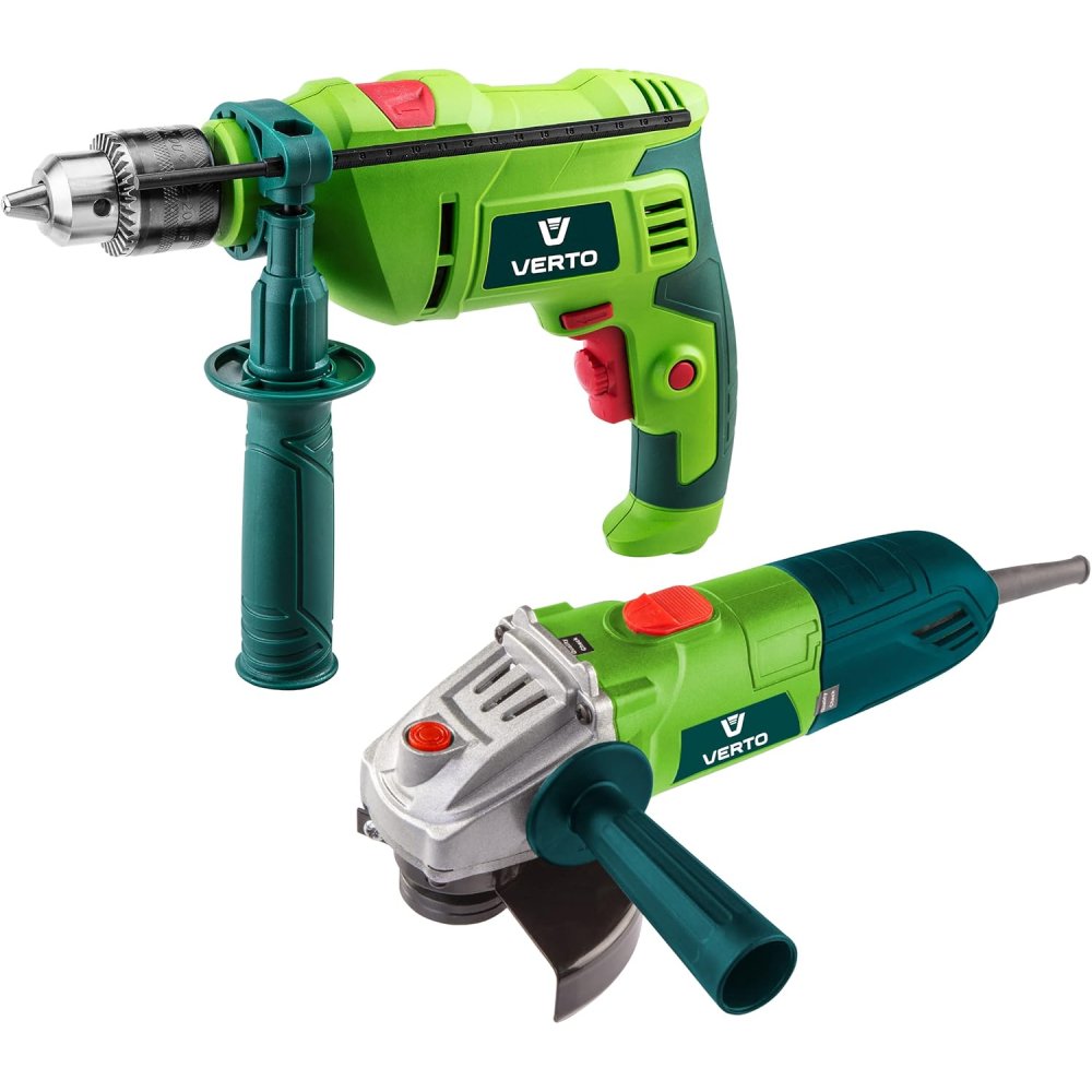 Topex 52g106 set elettroutensili li: trapano a percussione 500 ds