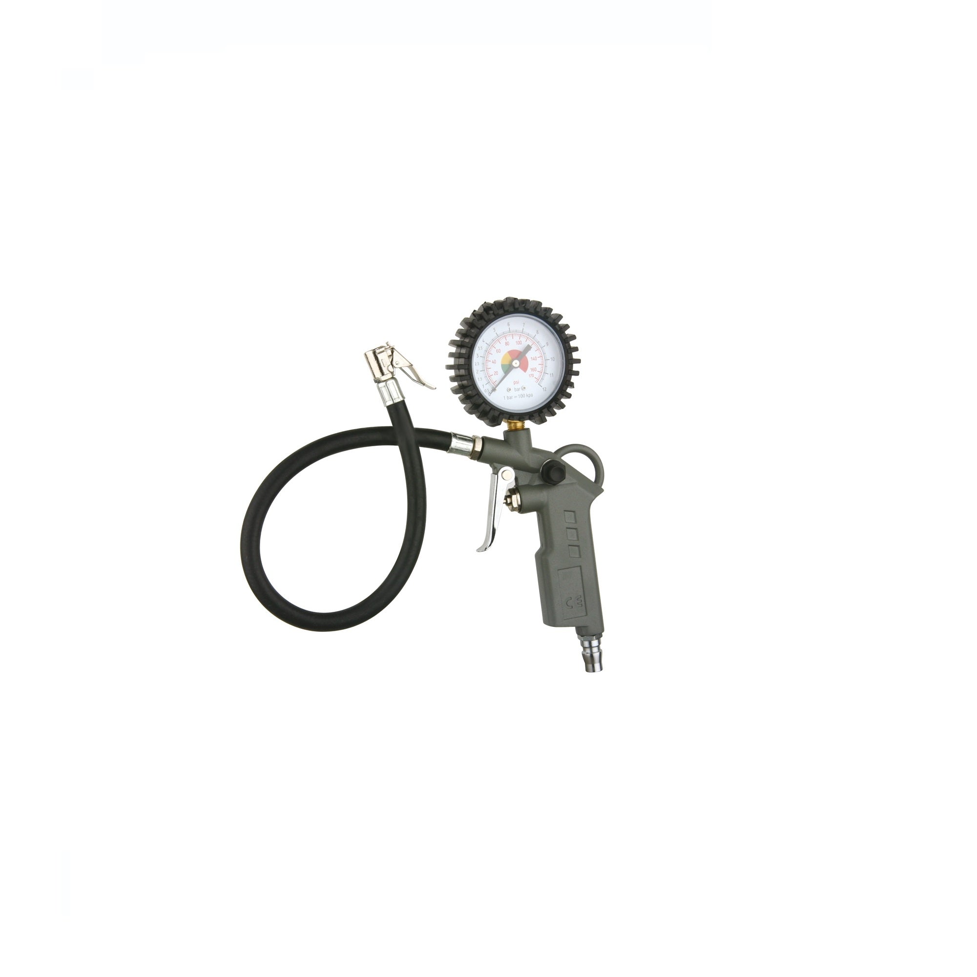 Pistola per gonfiaggio GLOBEX con manometro max 8 bar 40cm per pneumatici